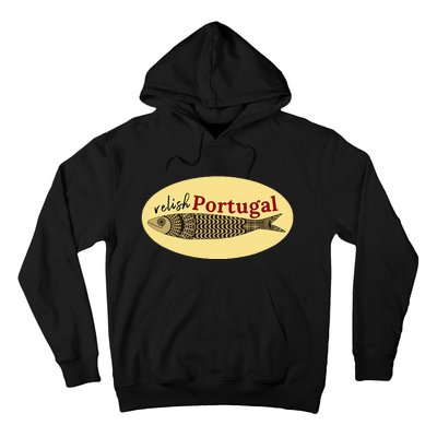 Relish Portugal Sardine Logo Portuguese Tile Sidewalk Hoodie