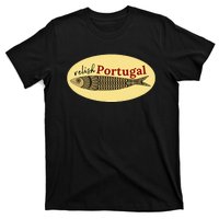 Relish Portugal Sardine Logo Portuguese Tile Sidewalk T-Shirt