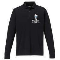 Ron Paul Should The Government Nope Liberty Libertarian Performance Long Sleeve Polo