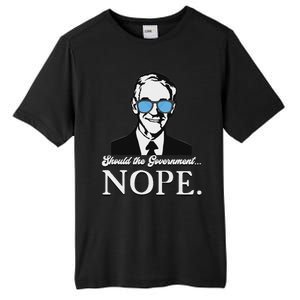 Ron Paul Should The Government Nope Liberty Libertarian Tall Fusion ChromaSoft Performance T-Shirt