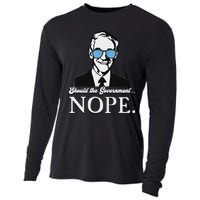 Ron Paul Should The Government Nope Liberty Libertarian Cooling Performance Long Sleeve Crew