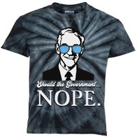 Ron Paul Should The Government Nope Liberty Libertarian Kids Tie-Dye T-Shirt