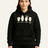 Rock Paper Scissors Table Saw Funny Carpenter Contractor Hoodie