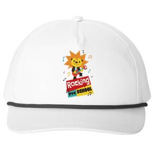 Rocking Pre School Lion Guitar Snapback Five-Panel Rope Hat