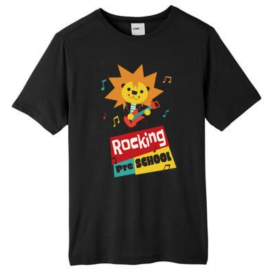 Rocking Pre School Lion Guitar Tall Fusion ChromaSoft Performance T-Shirt