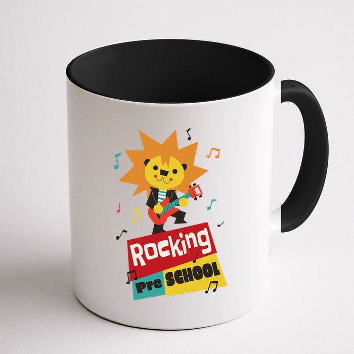 Rocking Pre School Lion Guitar Mug