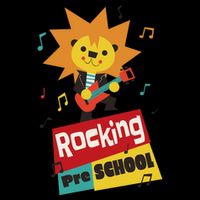 Rocking Pre School Lion Guitar Mug