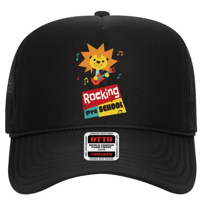 Rocking Pre School Lion Guitar Trucker Hat