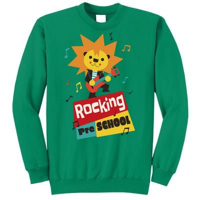 Rocking Pre School Lion Guitar Sweatshirt