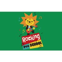 Rocking Pre School Lion Guitar Bumper Sticker