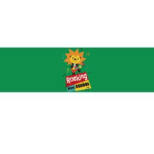 Rocking Pre School Lion Guitar Bumper Sticker