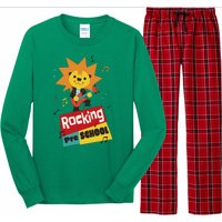 Rocking Pre School Lion Guitar Long Sleeve Pajama Set