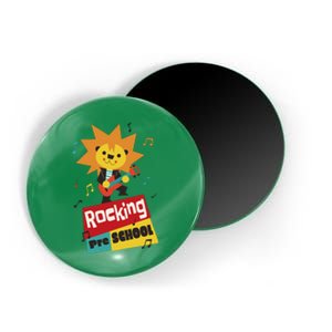 Rocking Pre School Lion Guitar Magnet