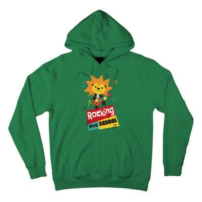 Rocking Pre School Lion Guitar Tall Hoodie