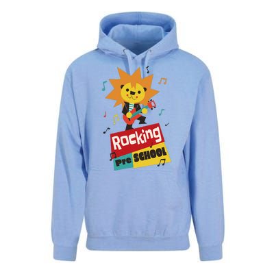 Rocking Pre School Lion Guitar Unisex Surf Hoodie