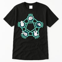 Rock Paper Scissors Spock Lizard Funny Game Tall T-Shirt