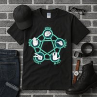Rock Paper Scissors Spock Lizard Funny Game Tall T-Shirt