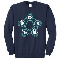 Rock Paper Scissors Lizard Spock Funny Game Sweatshirt