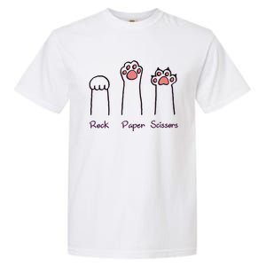 rock paper scissors cat paws Garment-Dyed Heavyweight T-Shirt