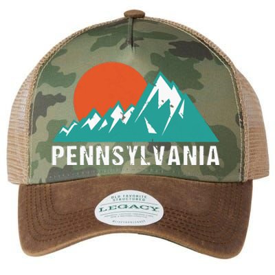 Retro Pennsylvania State Legacy Tie Dye Trucker Hat