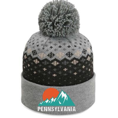 Retro Pennsylvania State The Baniff Cuffed Pom Beanie