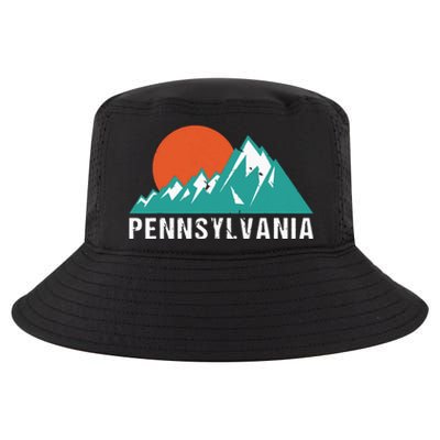 Retro Pennsylvania State Cool Comfort Performance Bucket Hat