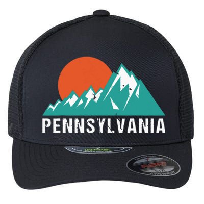 Retro Pennsylvania State Flexfit Unipanel Trucker Cap