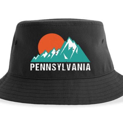 Retro Pennsylvania State Sustainable Bucket Hat