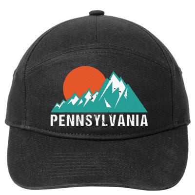 Retro Pennsylvania State 7-Panel Snapback Hat