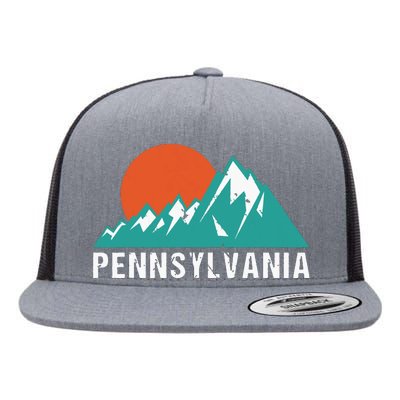 Retro Pennsylvania State Flat Bill Trucker Hat