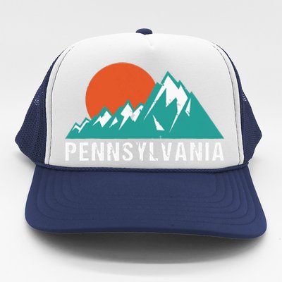 Retro Pennsylvania State Trucker Hat