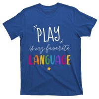 Rainbow Pediatric Speech Therapy Therapist Cute Slp Crew Gift T-Shirt