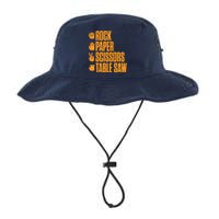 Rock Paper Scissors Table Saw Funny Carpenter Legacy Cool Fit Booney Bucket Hat