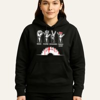 Rock Paper Scissors Table Saw Carpenter Craftsman Woodworker Hoodie