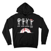 Rock Paper Scissors Table Saw Carpenter Craftsman Woodworker Tall Hoodie