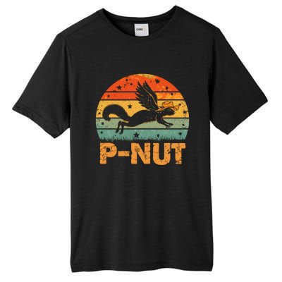 Retro Peanut Squirrel Justice For Peanut Vintage Retro Sunset Tall Fusion ChromaSoft Performance T-Shirt