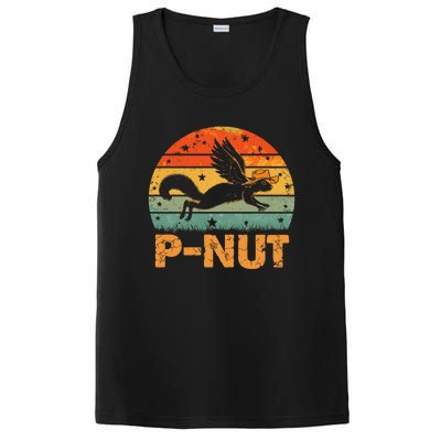 Retro Peanut Squirrel Justice For Peanut Vintage Retro Sunset PosiCharge Competitor Tank