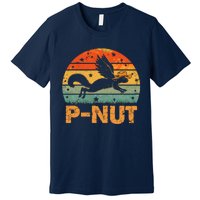 Retro Peanut Squirrel Justice For Peanut Vintage Retro Sunset Premium T-Shirt