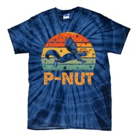 Retro Peanut Squirrel Justice For Peanut Vintage Retro Sunset Tie-Dye T-Shirt