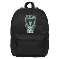 Resist Protest Statue Of Liberty 16 in Basic Backpack