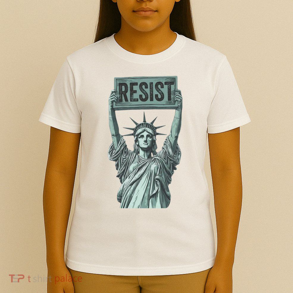 Resist Protest Statue Of Liberty T-Shirt