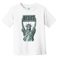 Resist Protest Statue Of Liberty Toddler T-Shirt