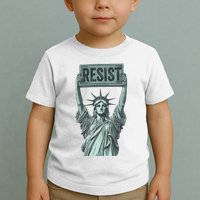 Resist Protest Statue Of Liberty Toddler T-Shirt