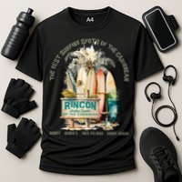 Rincon PR Surfing Capital Of The Caribbean Surfers Wipeout Cooling Performance Crew T-Shirt