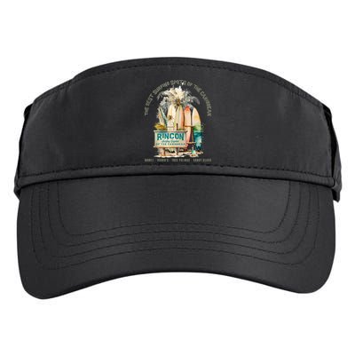 Rincon PR Surfing Capital Of The Caribbean Surfers Wipeout Adult Drive Performance Visor