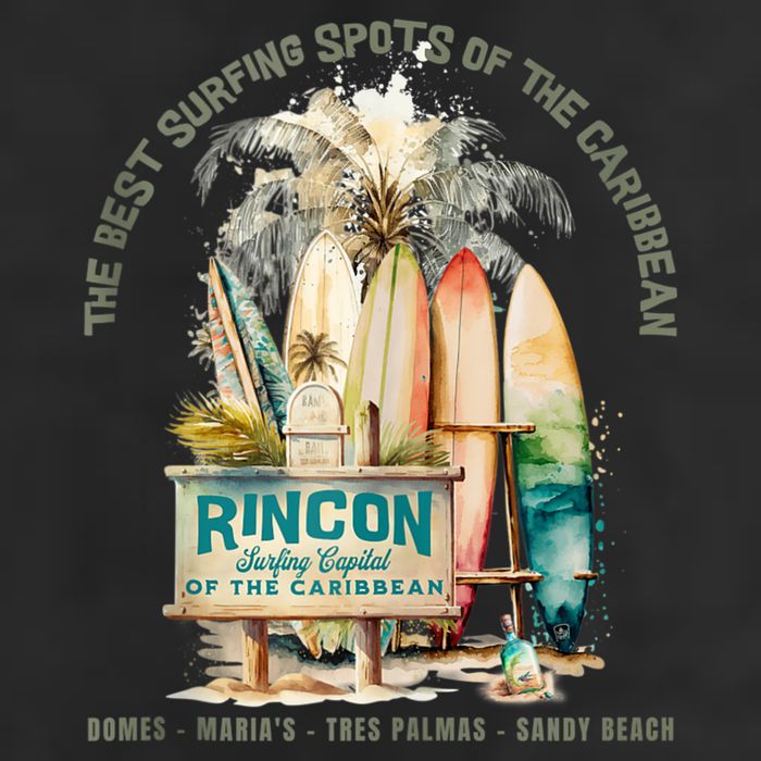 Rincon PR Surfing Capital Of The Caribbean Surfers Wipeout Adult Drive Performance Visor