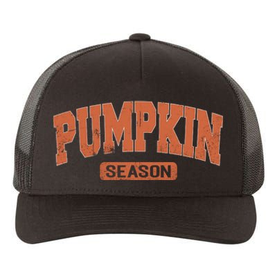 Retro Pumpkin Season Yupoong Adult 5-Panel Trucker Hat