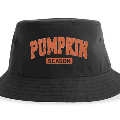 Retro Pumpkin Season Sustainable Bucket Hat