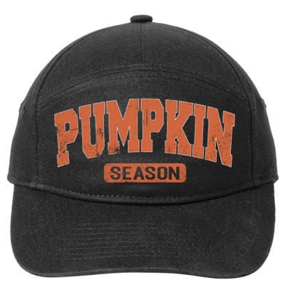 Retro Pumpkin Season 7-Panel Snapback Hat