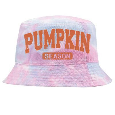 Retro Pumpkin Season Tie-Dyed Bucket Hat